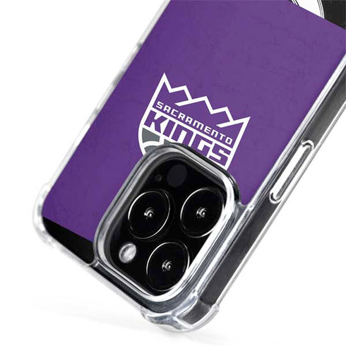 NBA Sacramento Kings Distressed iPhone 15 Pro MagSafe Case